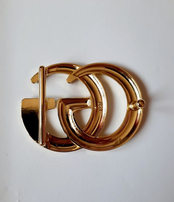 Cataramă Double G Gucci marcată 851,  aurie, originală