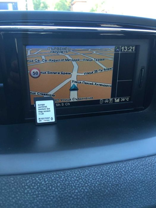 2026 НОВО карта Carminat Renault TomTom live 11.45 Navigation Sd Card