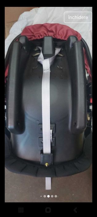 Scoica NOUA pwntru bebeluș Hopi fără eticheta culoare vișiniu cu negru