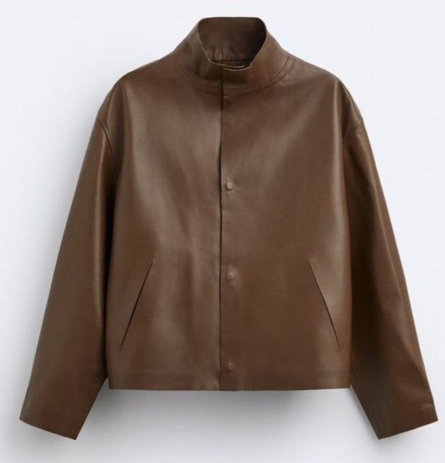 Продам натуральную кожанную куртку ZARA LIMITED.