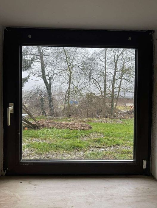 Fereastra termopan si usi (pvc si mahon)  + rulou pvc diverse marimi