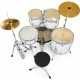 Vand set de tobe acustice Millenium Focus 20 Drum Set White