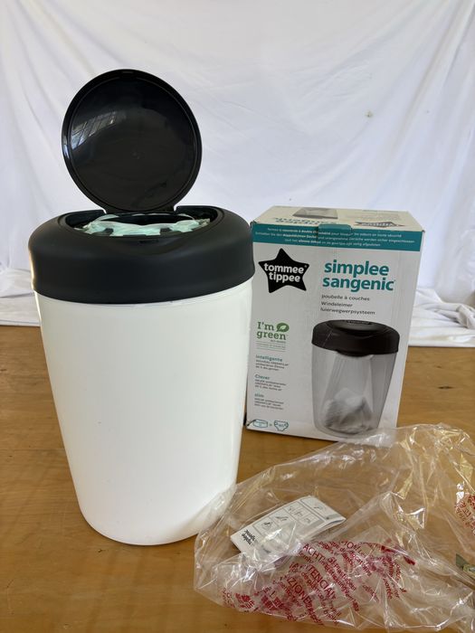 Cos scutece Tommee Tipee simple Sangenic ,0m+, alb