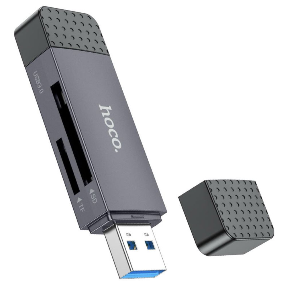 Кард ридер Hoco HB45 Spirit USB-A + Type-C 2.0 или 3.0