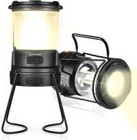 Акумулаторна LED слънчева лампа за къмпинг, фенер за къмпинг, фенерче