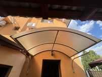 Vand copertina din inox cu policarbonat de 10/mm, 300/210 cm.