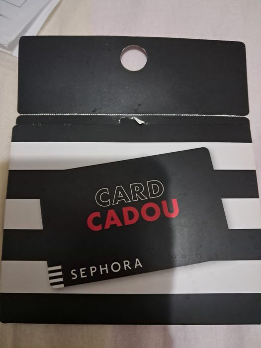 Vand card sephora