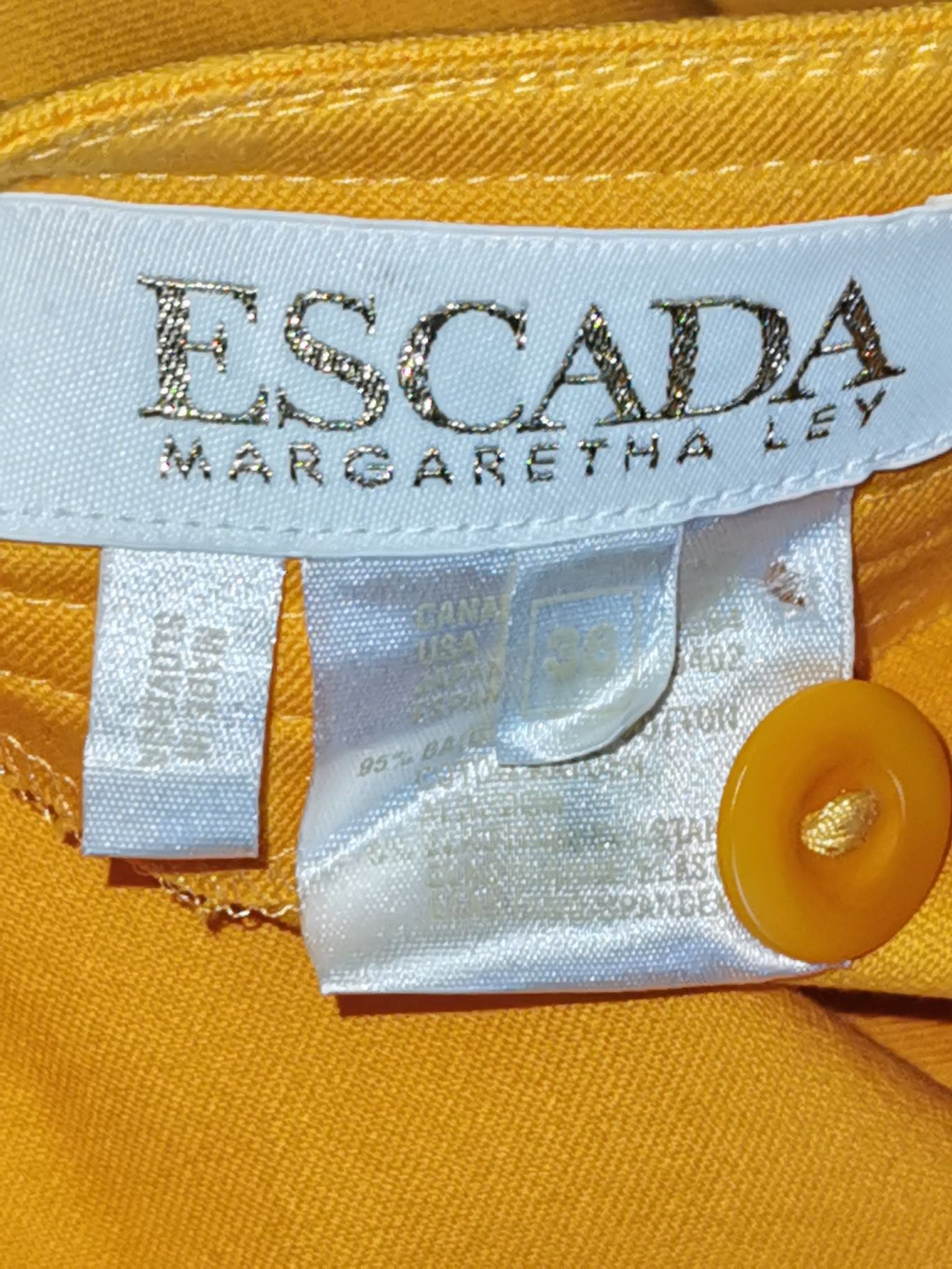 Pantaloni Escada, originali, noi (cu eticheta), bumbac, mar. 36