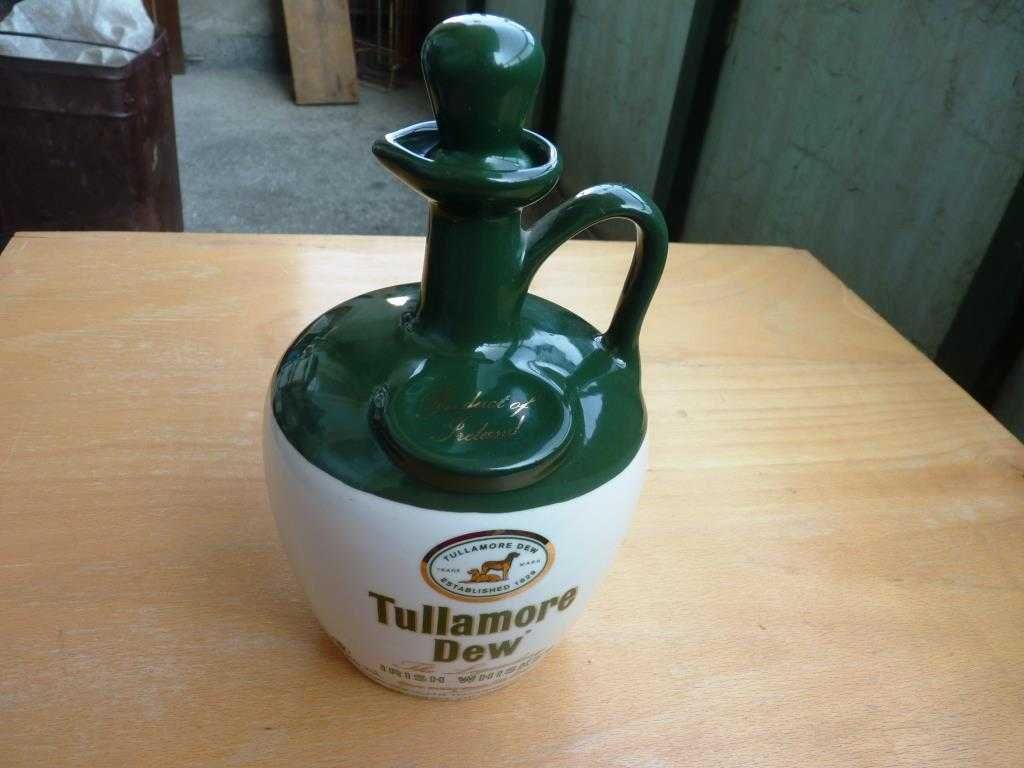 Оригинална антикварна керамична бутилка TULLAMORE DEW