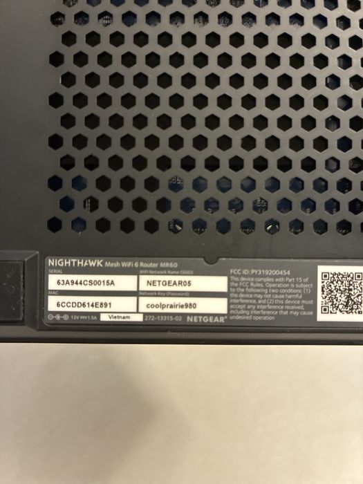 NETGEAR Nighthawk WiFi 6 Mesh – Sistem cu 6 unități (MR60 + 5 × MS60)