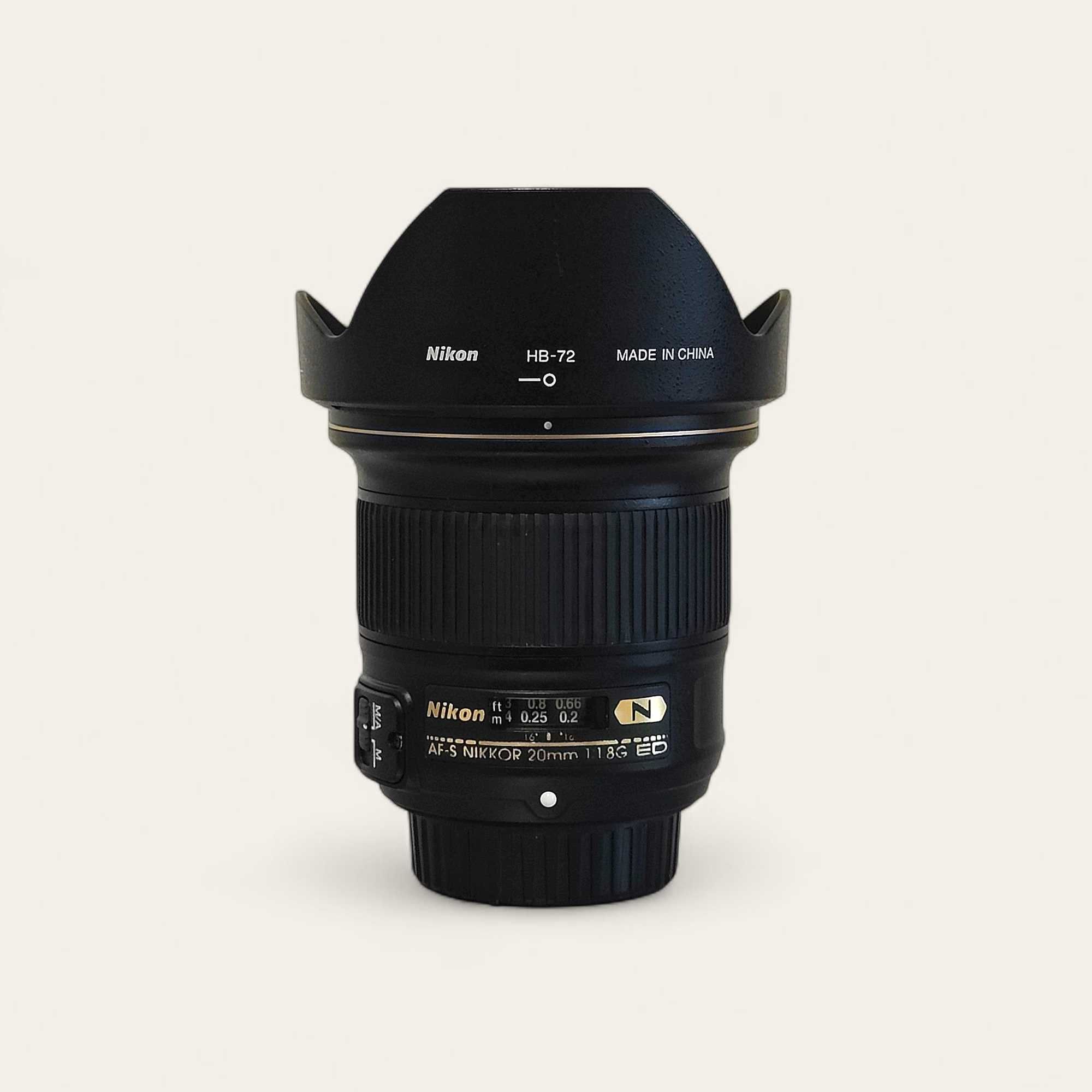 Nikon 20mm f/1.8G ED AF-S Nikkor DSLR