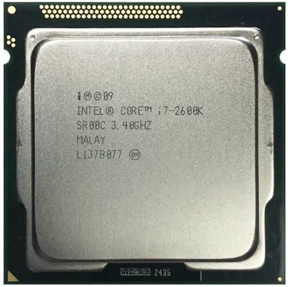 Procesor i7 2600k 3,8 GHz Turbo