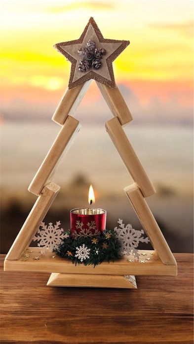 Brad din lemn masiv personalizat