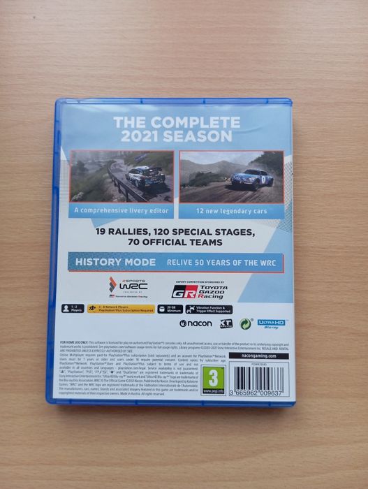 Игра WRC 10 за ps5