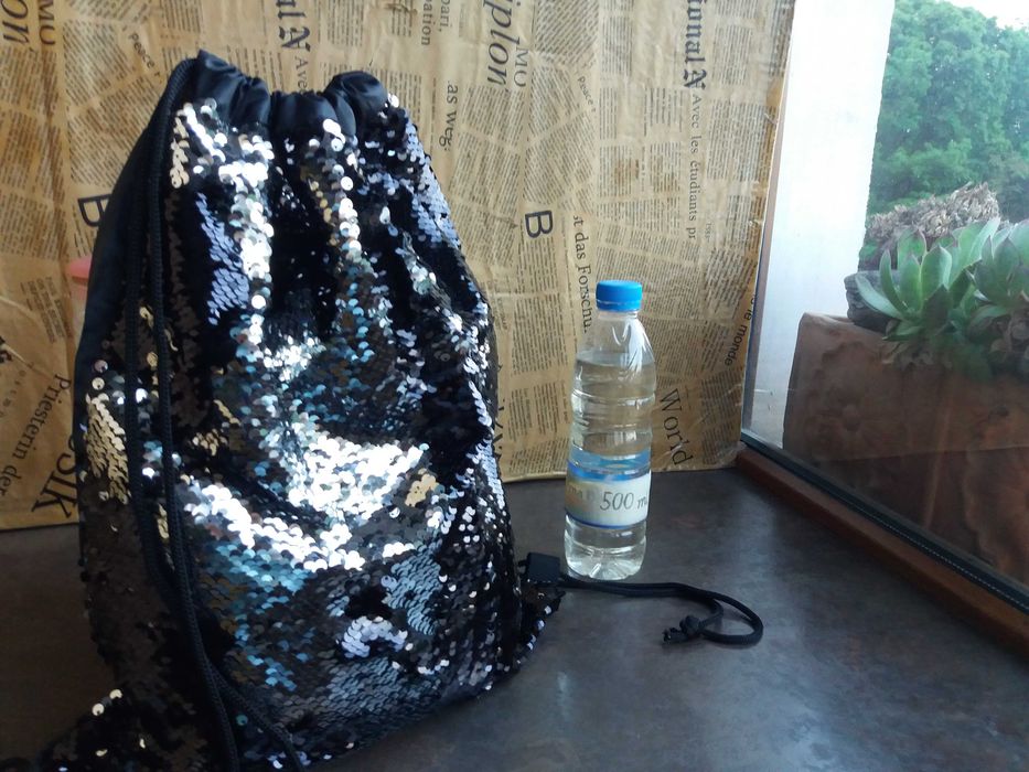 мешка,раница блестяща торба,текстилна чанта,