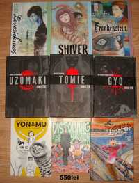Colectie Carti Revista Manga Junji Ito