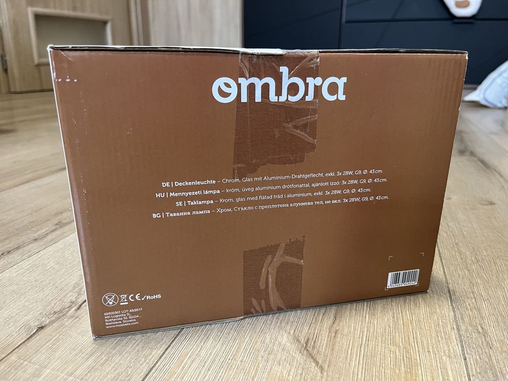 Ombra Таванна Лампа с 3 осветителни тела