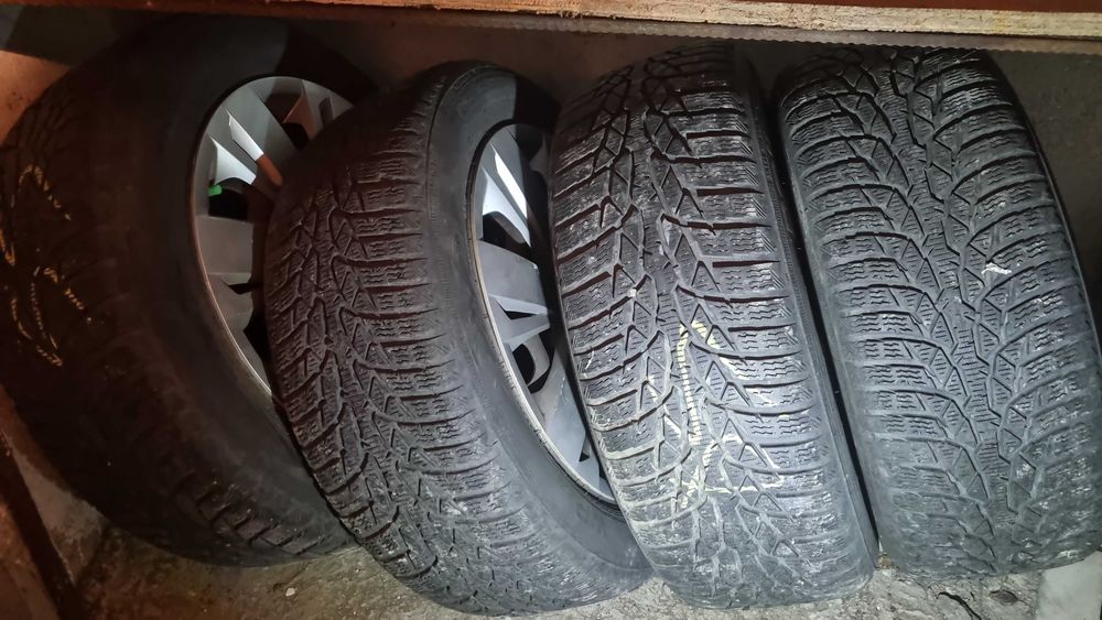 Cauciucuri iarna cu jante din otel 205/55/R16 - VW Audi Skoda Seat