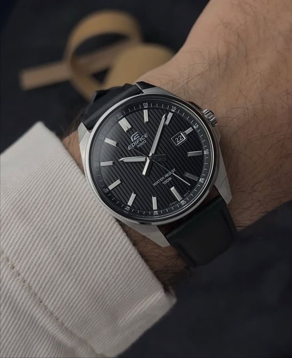 Casio Edifice EFV-150 - Original, WR100, 2-yil kafolat, Kvarts