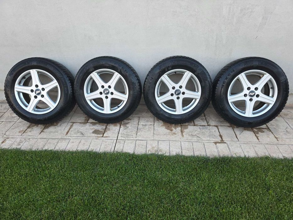 Set 4 jante aliaj 5x114,3 cu anvelope 215/65/16 Qasqai Hyundai Tucson