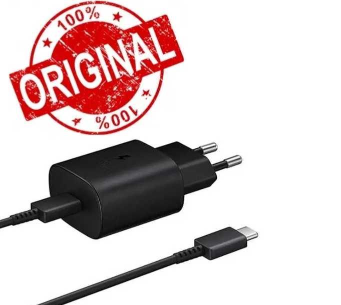 Incarcator Samsung +Cablu Original 45W  S25 Ultra S24 Ultra, S23 Ultra