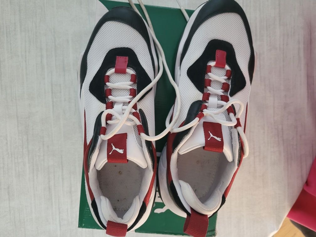 Маратонки Puma Thunder fashion бяло с червено и черно