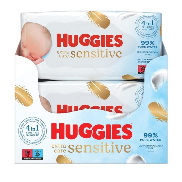 Servetele Umede Huggies Extra Care Sensitive,8 pachete