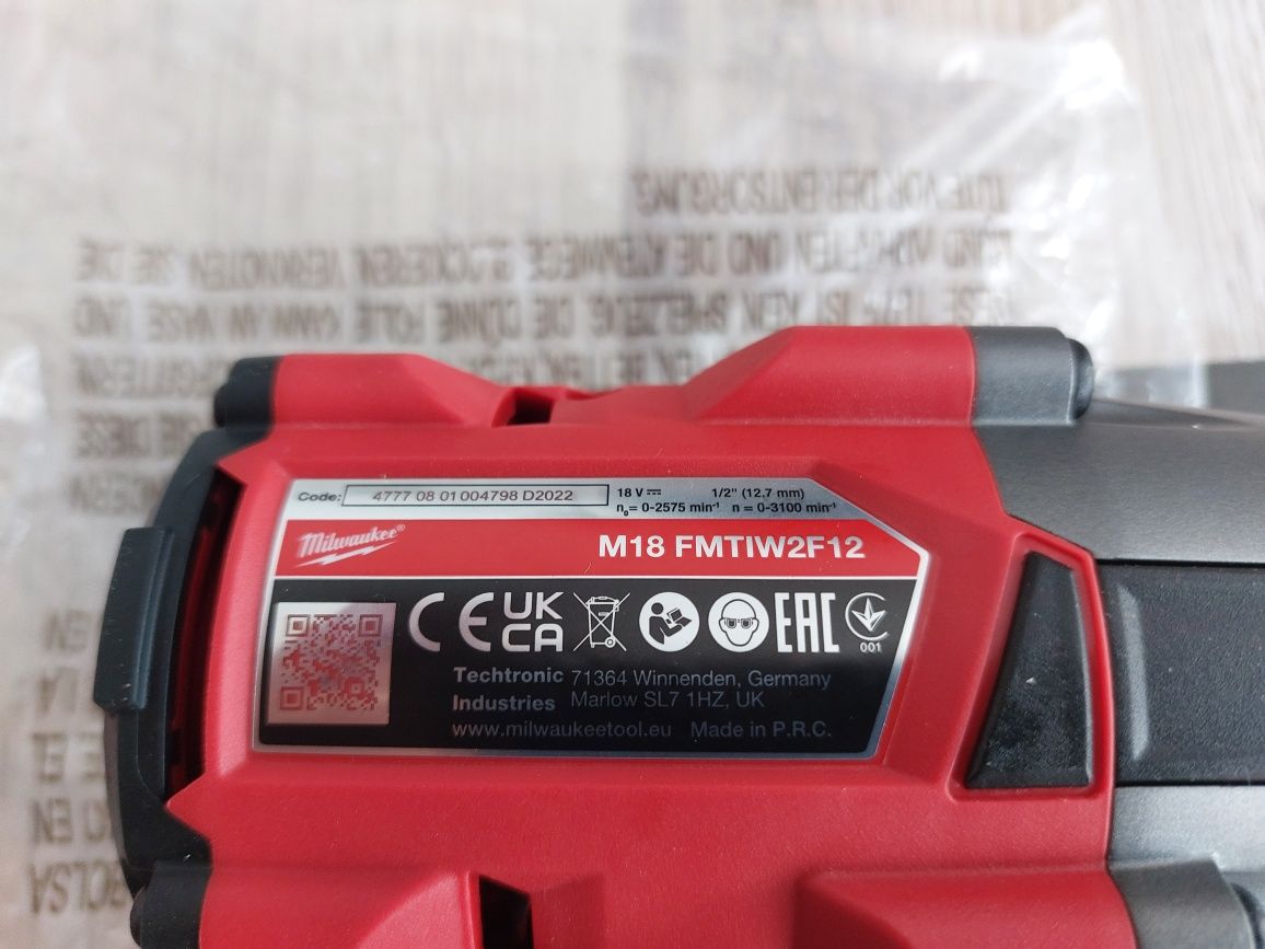 Pistol impact mediu milwaukee M18 FMTIW2F12, 900 nm, cupla 1/2, nou