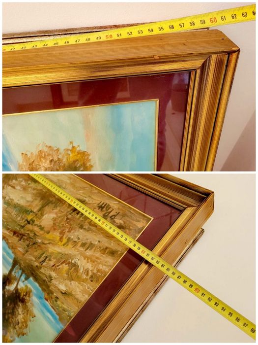 Tablou ,,Vântul schimbarii,, cuțit pe panza dim mare