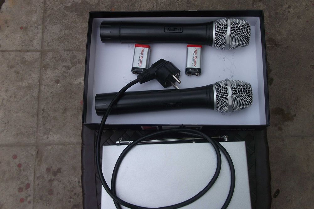 Set 2 Microfoane Profesionale Wireless Auna-Fu-2-S.