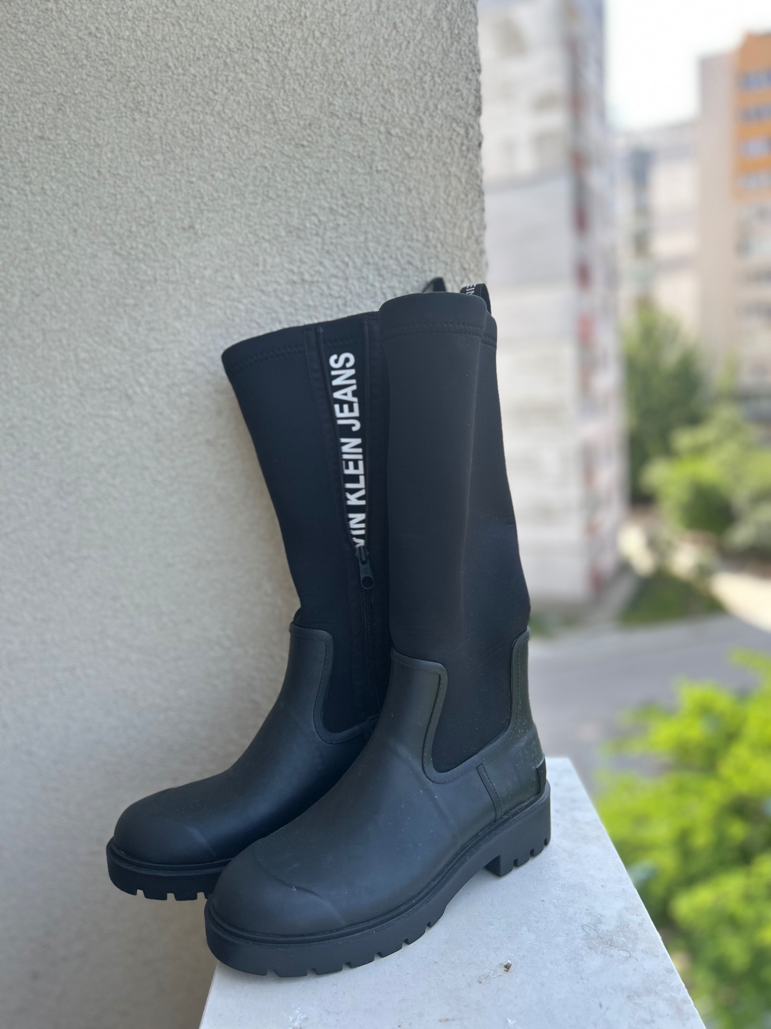 Дамски гимени ботуши calvin Klein jeans 39