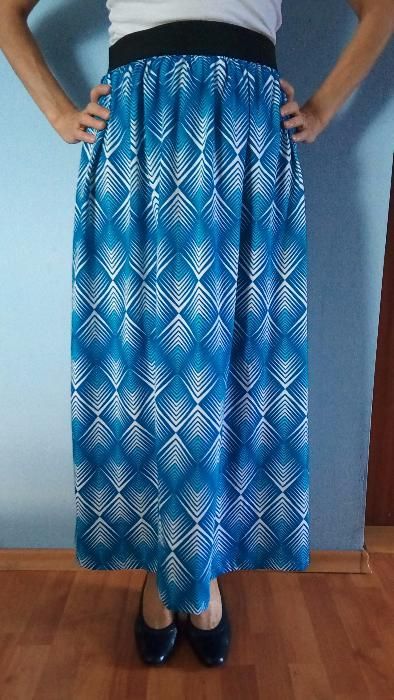 fusta lunga de bumbac