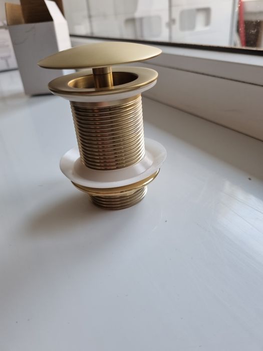 Ventil push up gold brushed,alb,negru mat