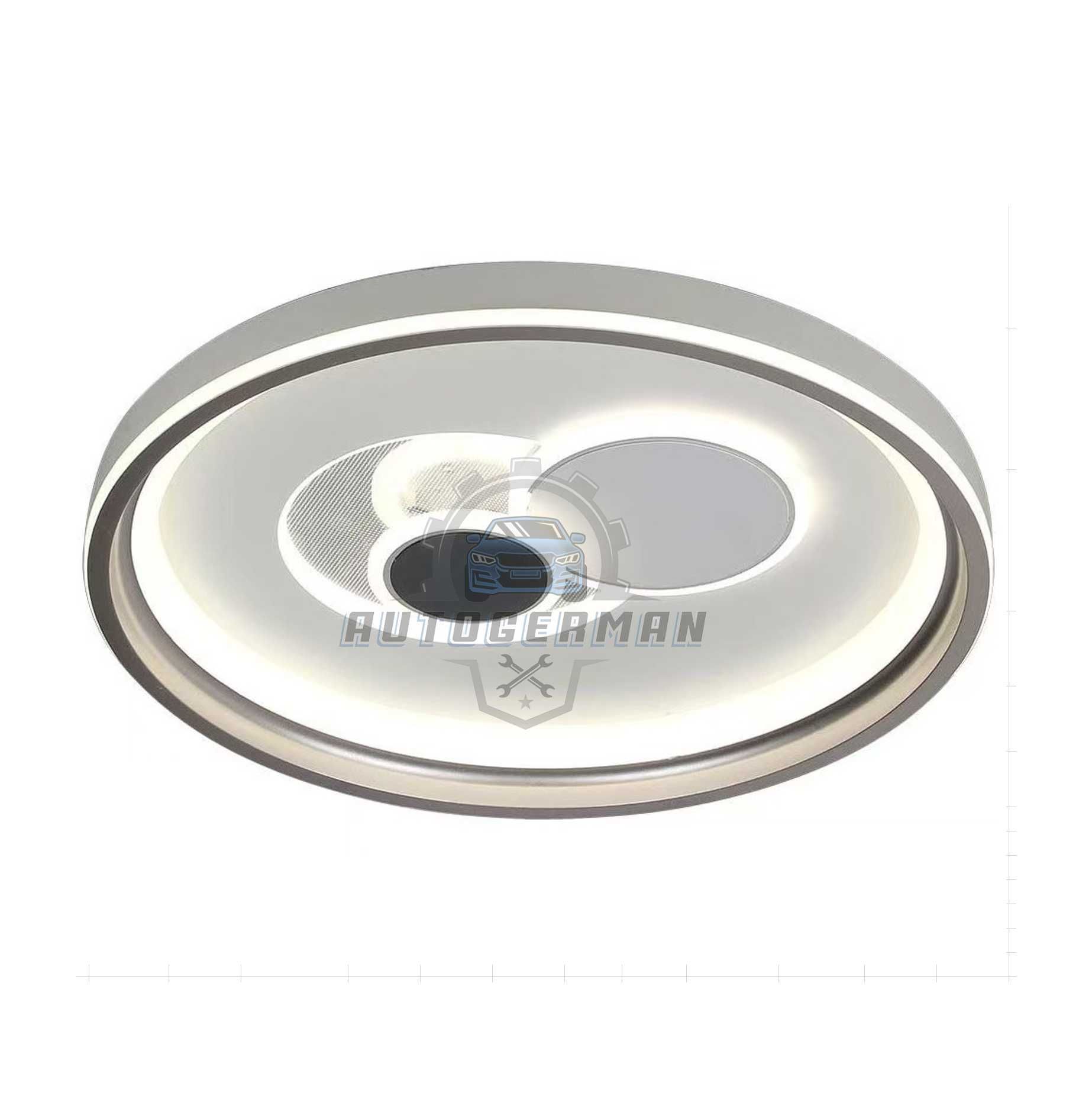 Кръгка лампа абажур 90W стилен дизайн за осветление мощен LED крушка