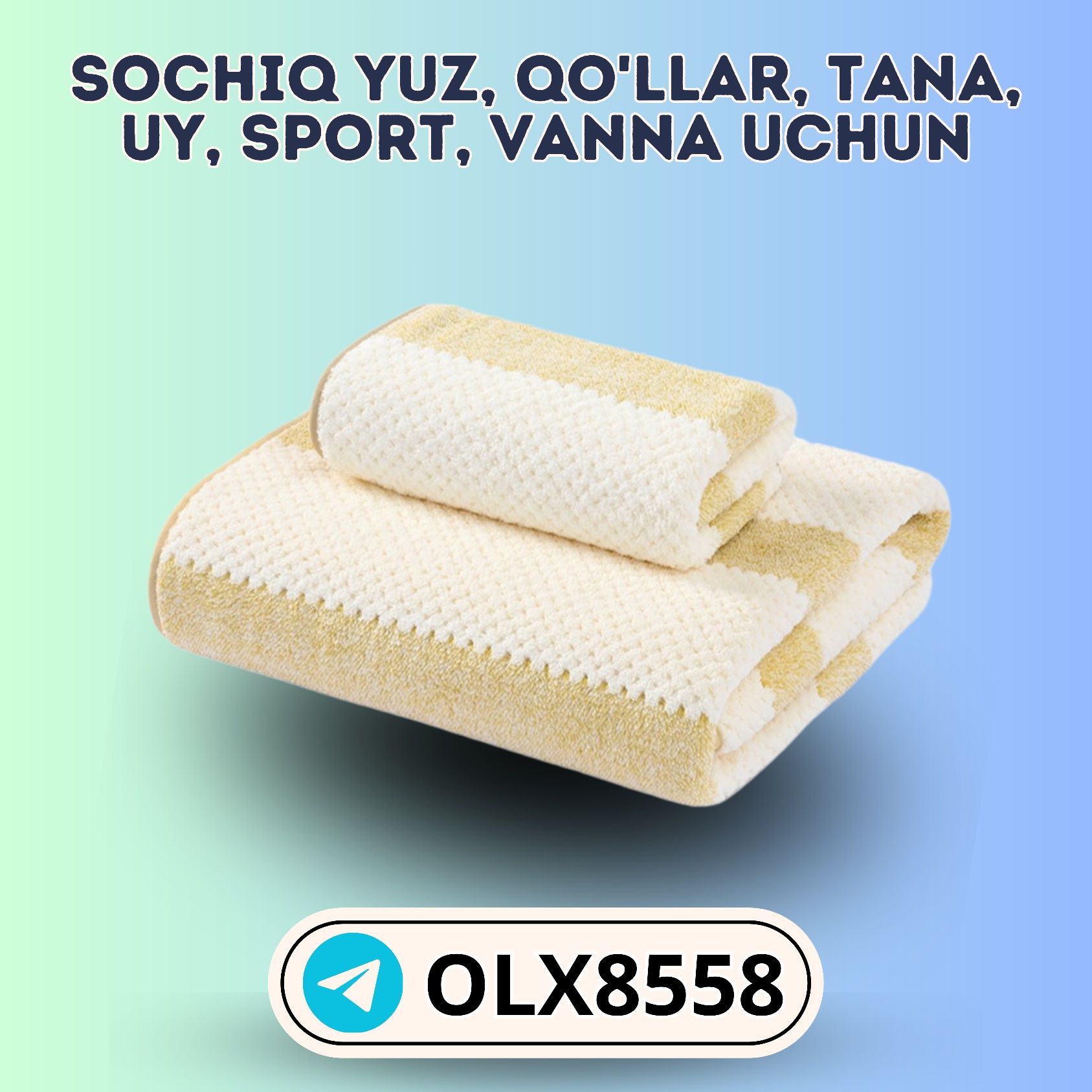 Sochiq yuz, qo'llar, tana, uy, sport, vanna uchun mikrofiber sochiqlar