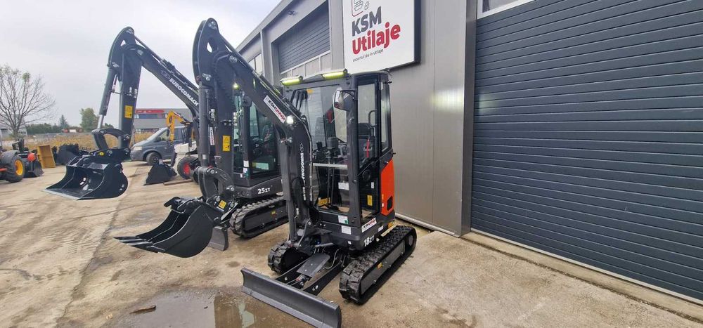 NOU Mini Excavator 1.9 Tone EUROCOMACH 18ZT | Yanmar - Fabricat Italia