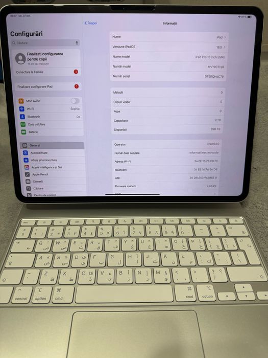 iPad Pro 13 inchi (M4) 2 TB