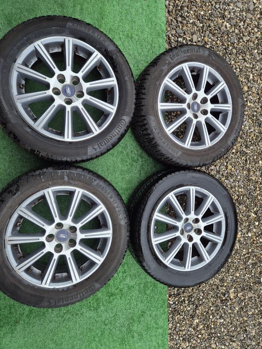 Vând jante+cauciucuri de Ford Kuga 235/55/17 M+S imp Germania