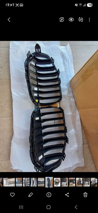 Решетка броня BMW f40 2020+