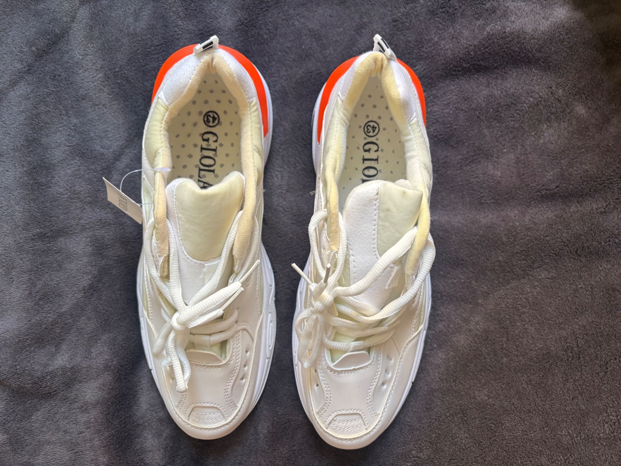 GIOLAN shoes white 43 size , Маратонки Гиолан , размер 43 , бели