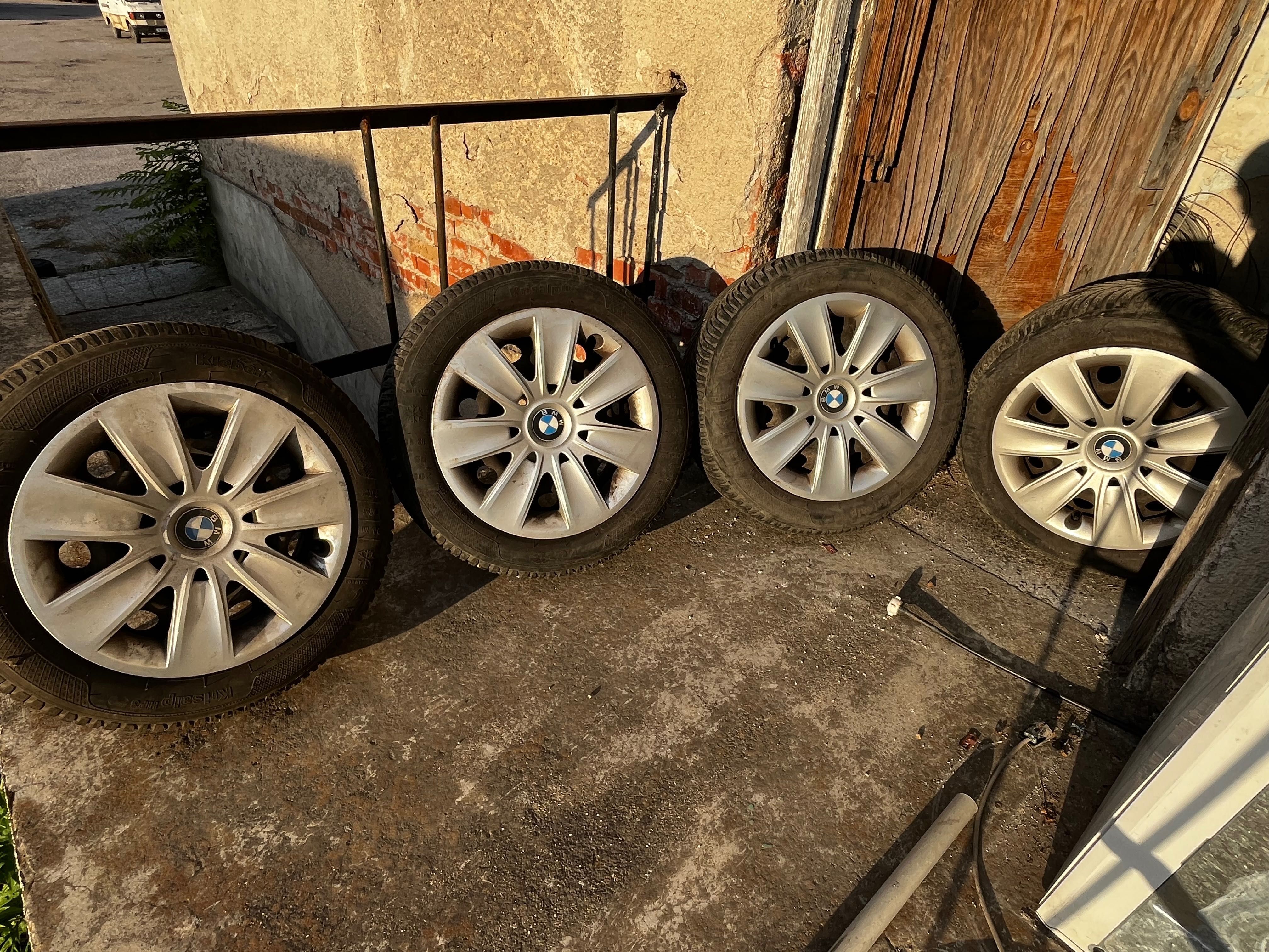 Комплект Зимни гуми Kleber 205/55/16, ориг.джанти и тасове BMW E9X,E8X