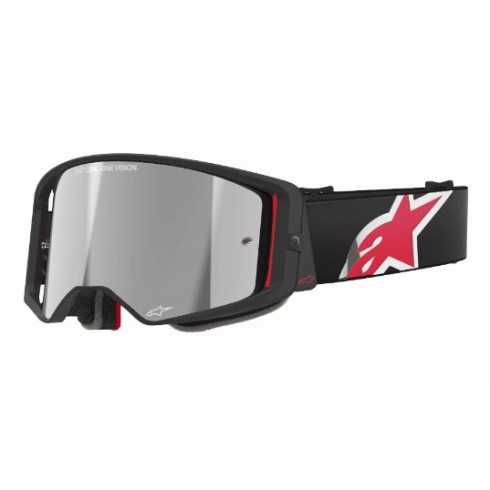 Мотокрос очила alpinestars SUPERTECH CORP BLACK/RED miror silver
