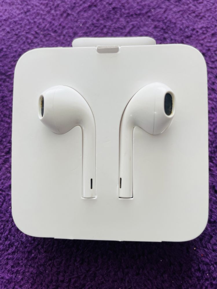 Casti Apple EarPods si Adaptor original Apple