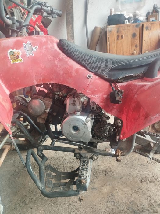 Vând sau schimb ATV kxd 110cc semi automat 1200 lei (schimb cu un alt