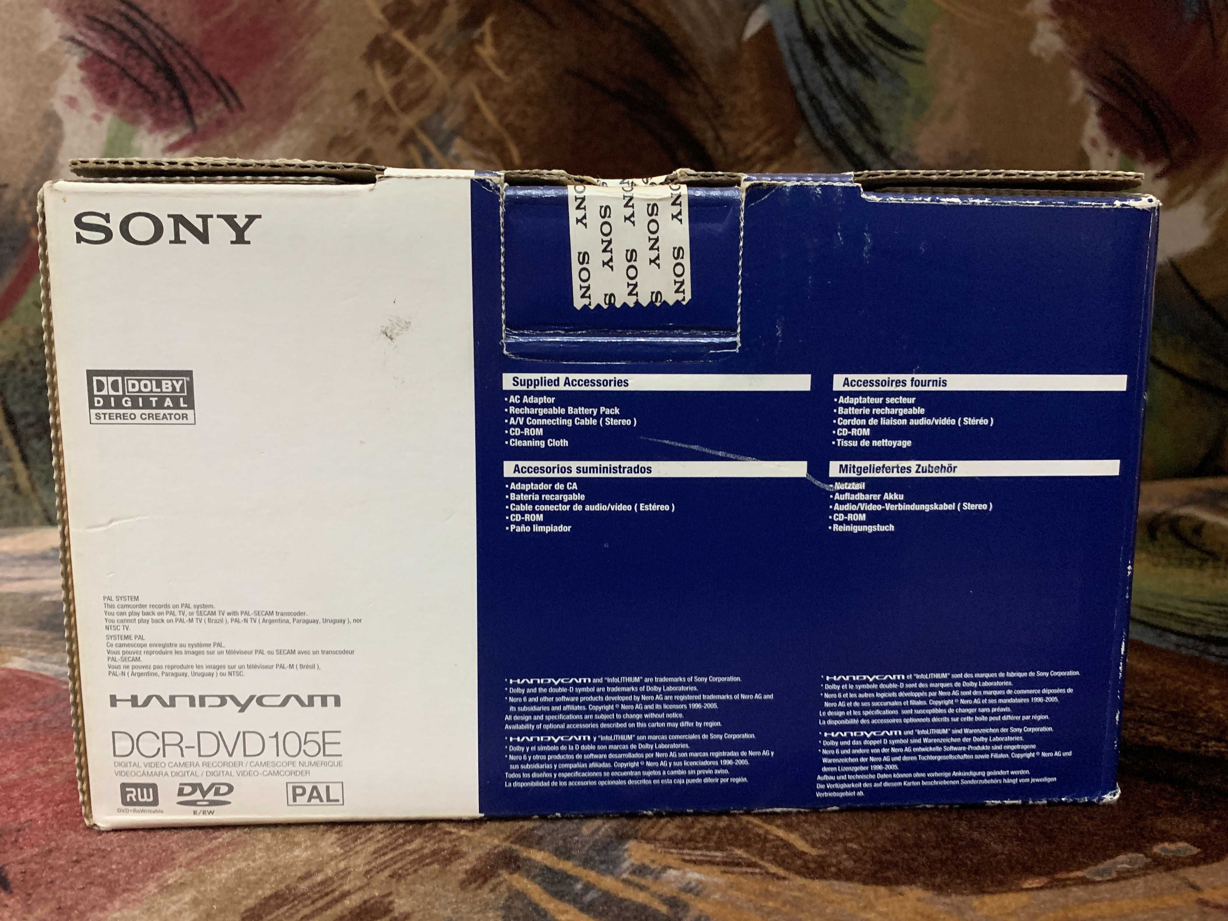 Vand camera video SONY DCR-DVD 105E