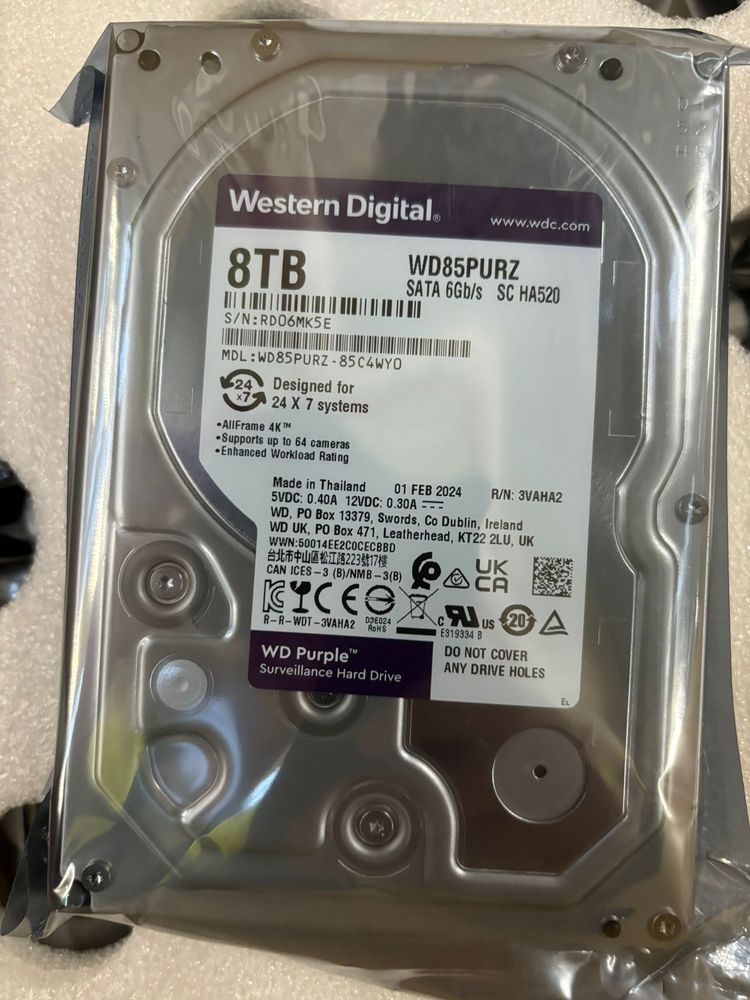 Vand hdd 8TB minim 5 bucati