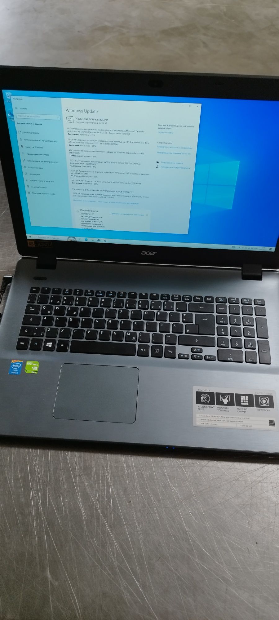 Лаптоп Acer Aspire E 17