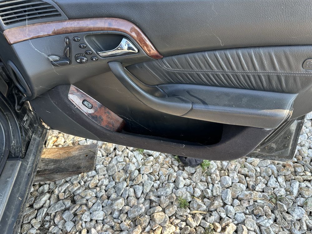 Мерцедес Mercedes W220 3.2d Дизел Черен цвят на части!