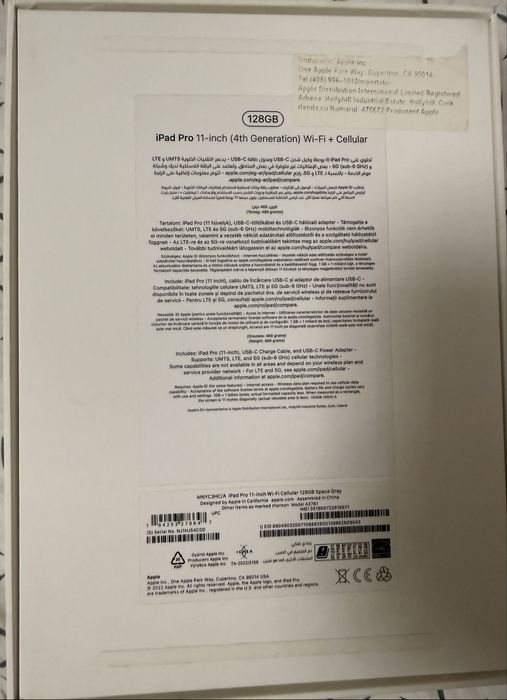 iPad Pro 11 4th gen M2 128Gb cellular impecabila