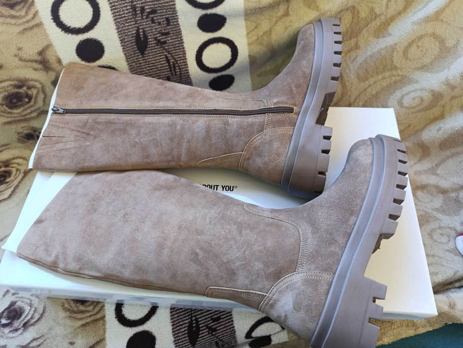 Нови ботуши ABOUT YOU 'Philippa' Естествена кожа